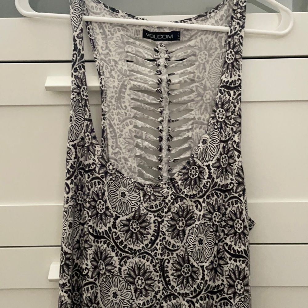 Volcom flower high low dress